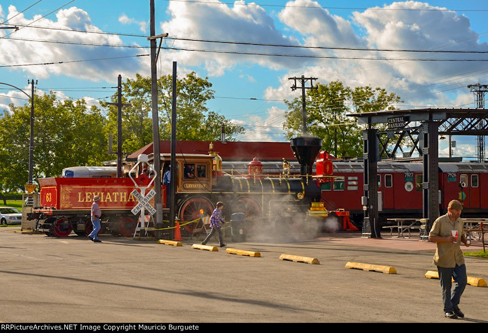 CPRR Leviathan Steam Locomotive